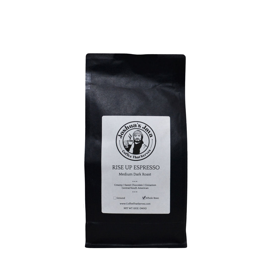 Rise Up Espresso Whole Bean 12 oz. Bag
